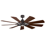 KICHLER 300265WZC Gentry LED 65" Fan Weathered Zinc