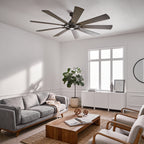 KICHLER 300285AVI Gentry Xl Led 85" Fan Anvil Iron