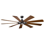 KICHLER 300285AVI Gentry Xl Led 85" Fan Anvil Iron