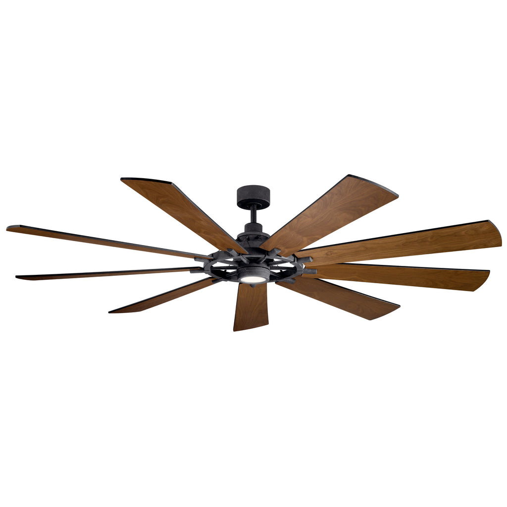 KICHLER 300285DBK Gentry Xl Led 85" Fan Distressed Black