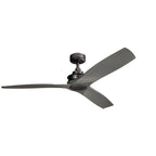 KICHLER 300356AVI Ried 56" Fan Anvil Iron