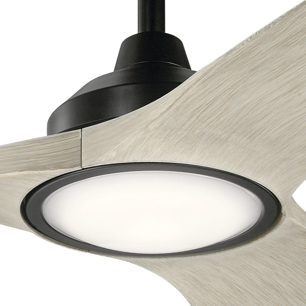 KICHLER 300365SBK Imari Led 65" Fan Satin Black