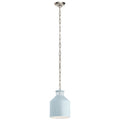 KICHLER 44306LBL Montauk One Light Mini Pendant Light Blue