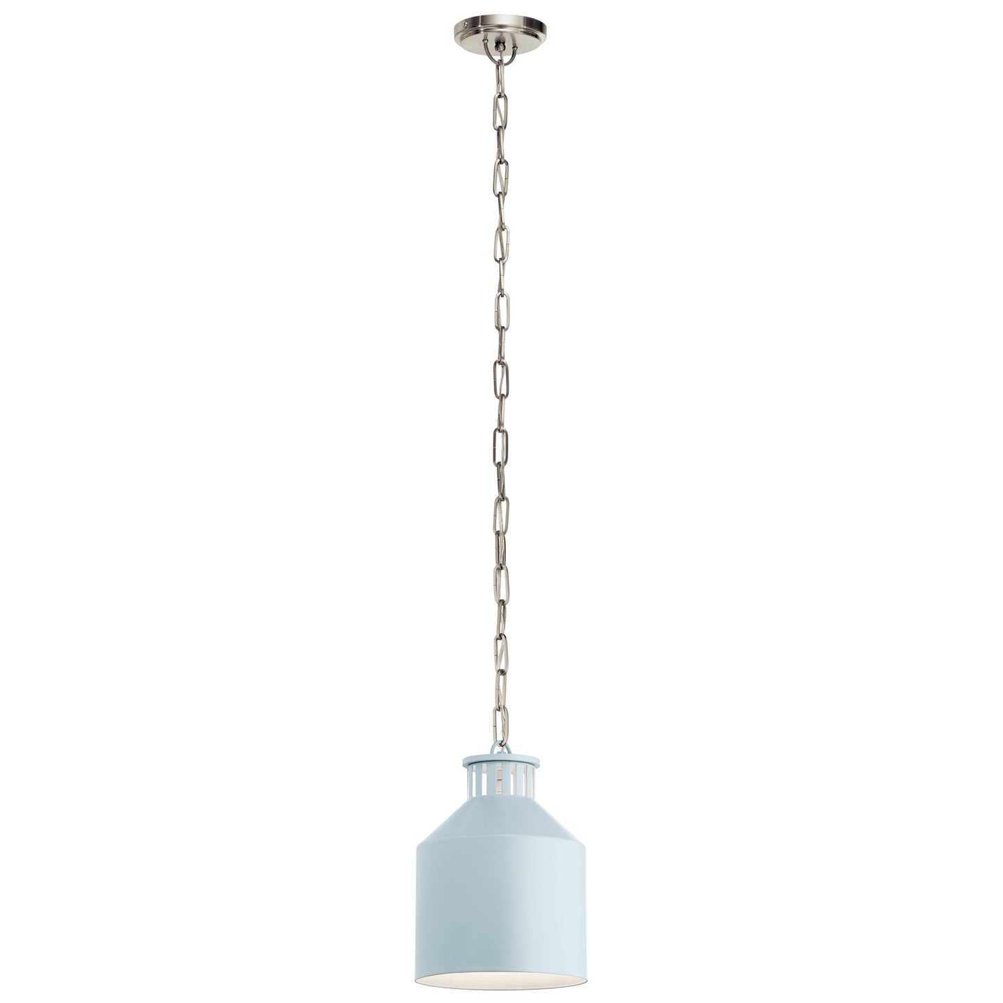 KICHLER 44306Lbl Montauk One Light Mini Pendant Light Blue