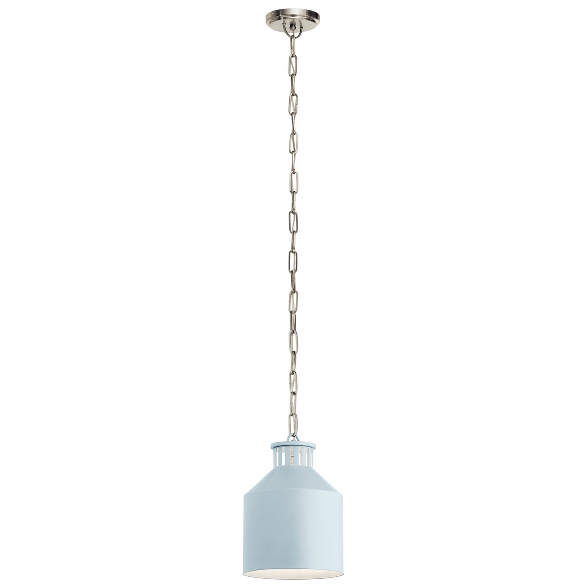 KICHLER 44306LBL Montauk One Light Mini Pendant Light Blue