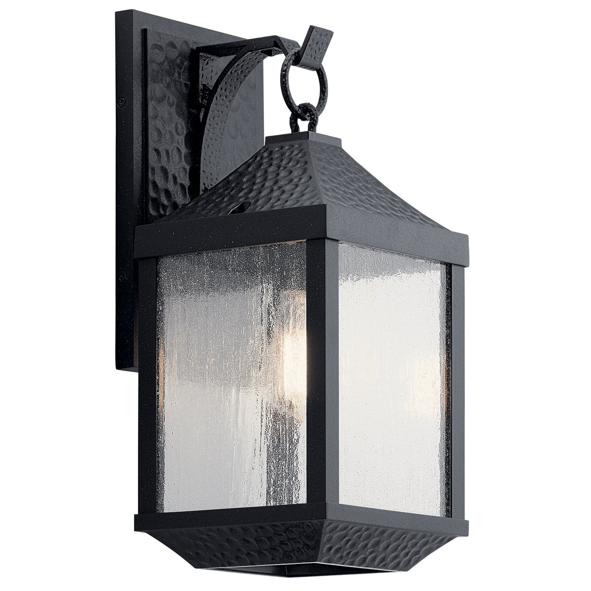 KICHLER 49985DBK Springfield 17.75" 1 Light Wall Light Distressed Black