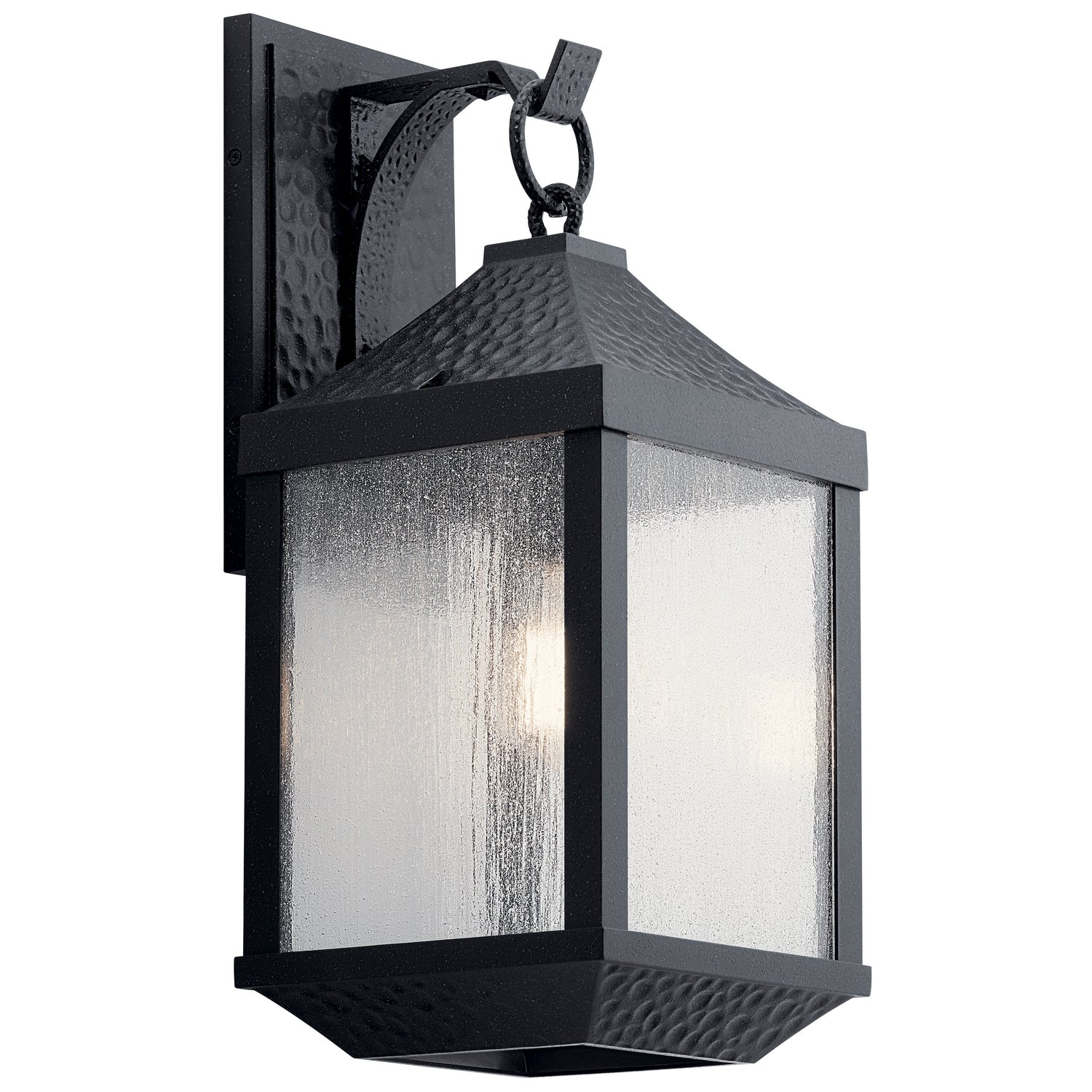 KICHLER 49986DBK Springfield 22.25" 1 Light Wall Light Distressed Black