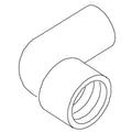 KOHLER Elbow, Reducing .38" X .50 Npt Pvc, K-93848