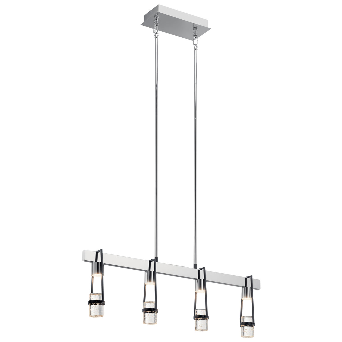 ELAN 84127 Ayse 4 Light Linear Pendant Matte Black