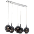 KICHLER 84154 Zin 5 Light Linear Pendant Cluster Chrome