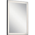 KICHLER 84167 Ryame 24" Lighted Mirror Black