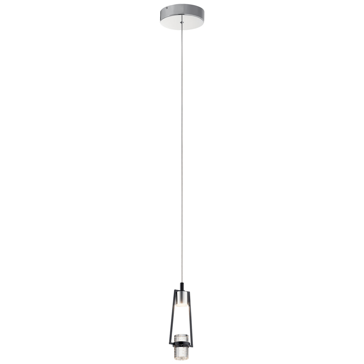 ELAN 84188 Ayse 1 Light LED Mini Pendant Matte Black