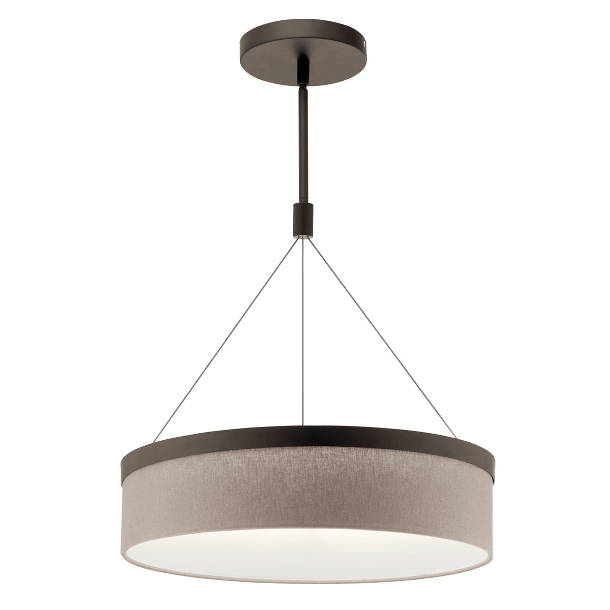 KICHLER 42297OZLED Mercel 18" LED Pendant Olde Bronze