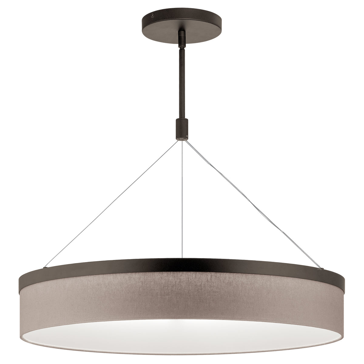 KICHLER 42298OZLED Mercel 26" Led Chandelier Olde Bronze