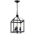 KICHLER 42566BK Larkin 22.25" 3 Light Pendant In Black