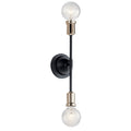 KICHLER 43195BK Armstrong Wall Sconce Black