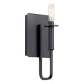 KICHLER 43363BK Alden 1 Light Wall Sconce Black