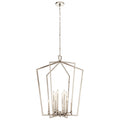 KICHLER 43496PN Abbotswell 12 Light Foyer Chandelier Polished Nickel