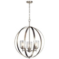 KICHLER 44034NI Winslow 3 Light Chandelier Brushed Nickel