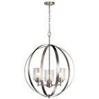 KICHLER 44034NI Winslow 3 Light Chandelier Brushed Nickel