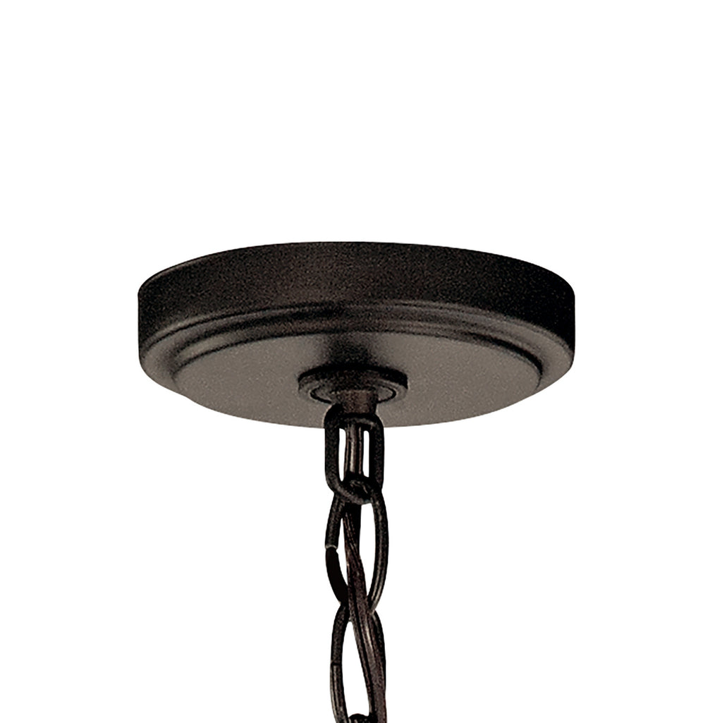 KICHLER 44034OZ Winslow 3 Light Orb Chandelier Olde Bronze