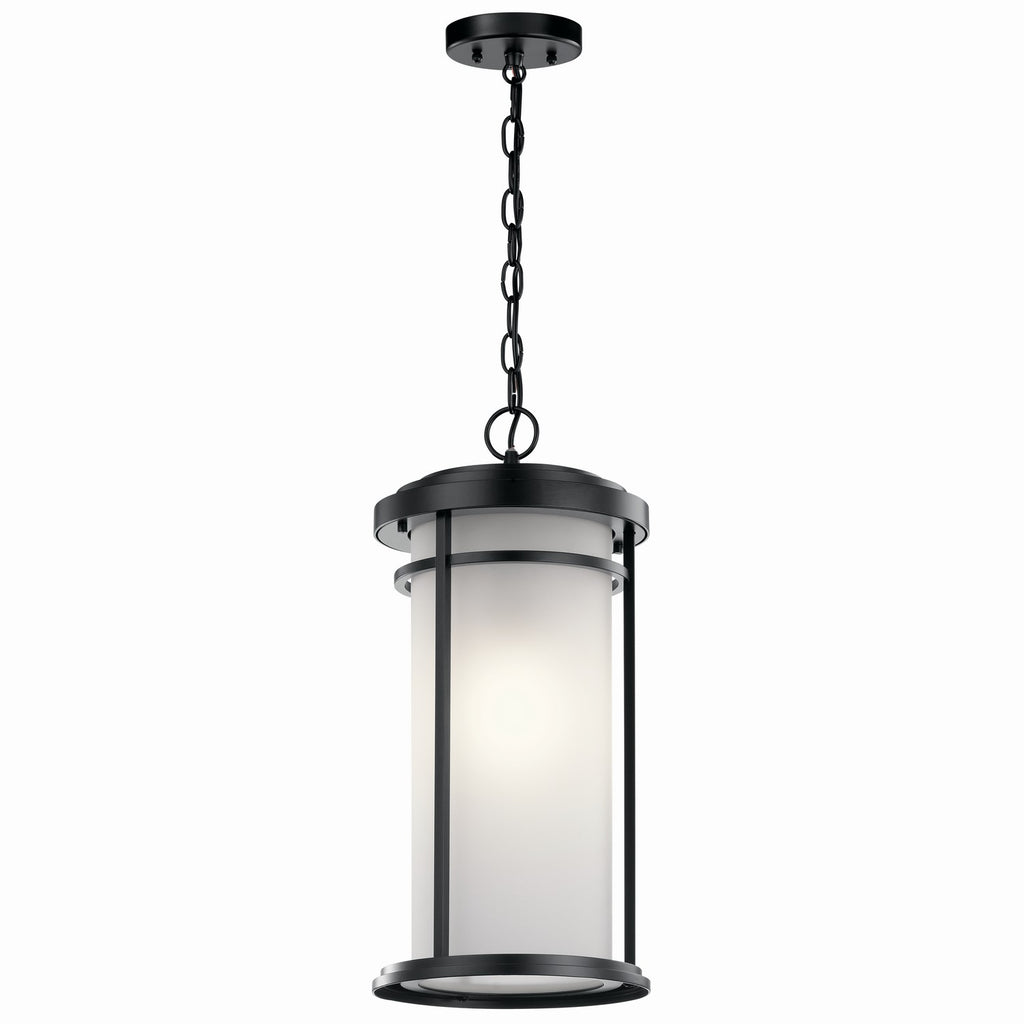 KICHLER 49689BK Toman 21.25" 1 Light Pendant Black