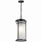KICHLER 49689BK Toman 21.25" 1 Light Pendant Black