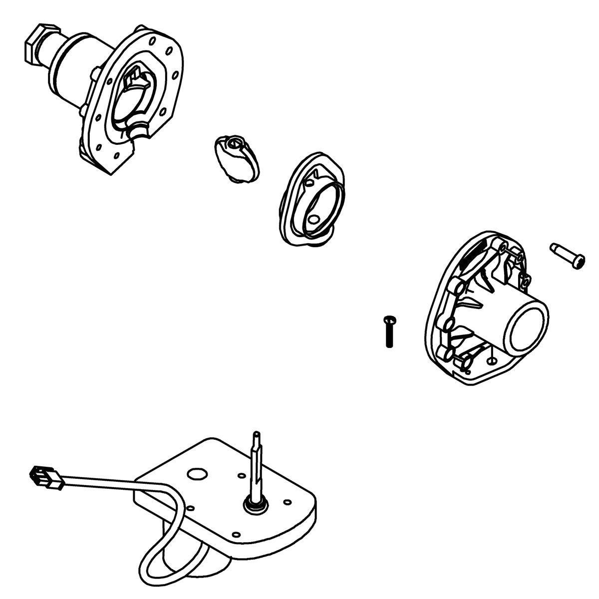 KOHLER Butterfly Valve, 812 - Blue, K-94275-B