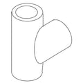 KOHLER Tee, 1.25" Pvc, K-94797