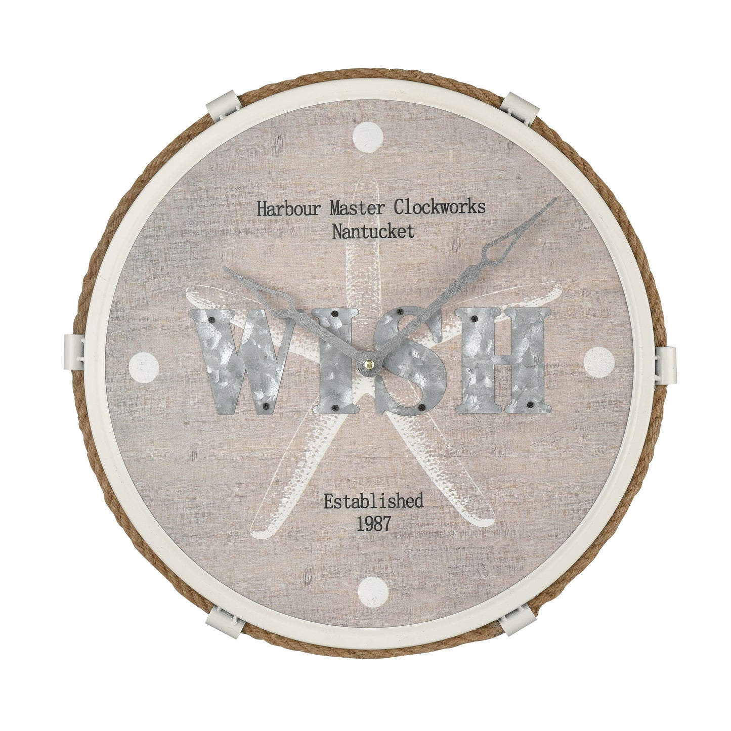 SAN MIGUEL 950032 Weston Wish 11-inch Wall Clock