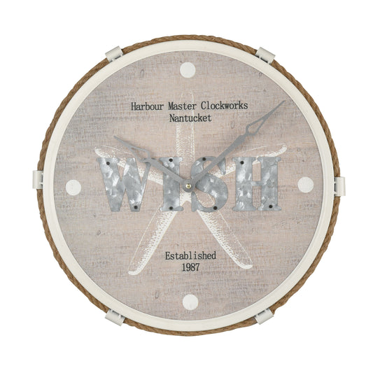 SAN MIGUEL 950032 Weston Wish 11-inch Wall Clock