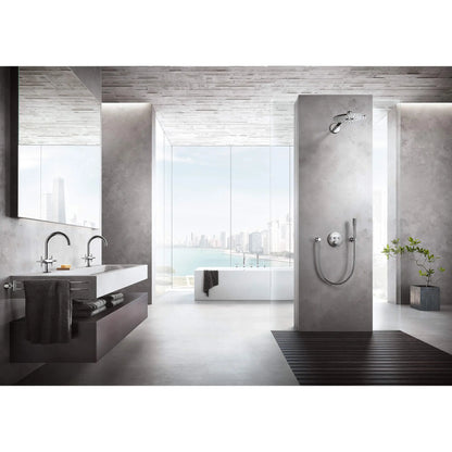 GROHE 25049003 Atrio New 5-Hole 2-Handle Deck Mount Roman Tub Faucet with 1.75 GPM Hand Shower - Chrome