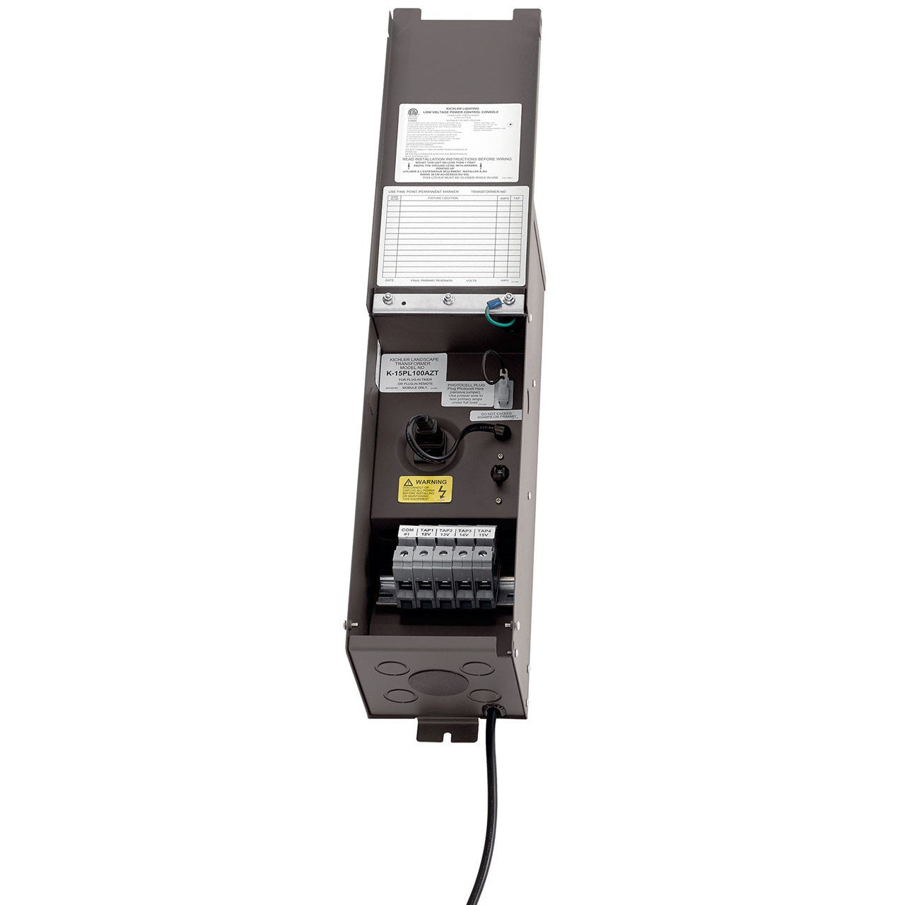 KICHLER 15PL100AZT Plus Series 100W Transformer Textured Architectural Bronze