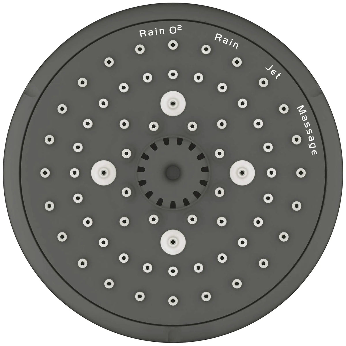 GROHE 26044EN1 Tempesta 100 Shower Head, 4" - 4 Sprays, 1.75 gpm - Brushed Nickel