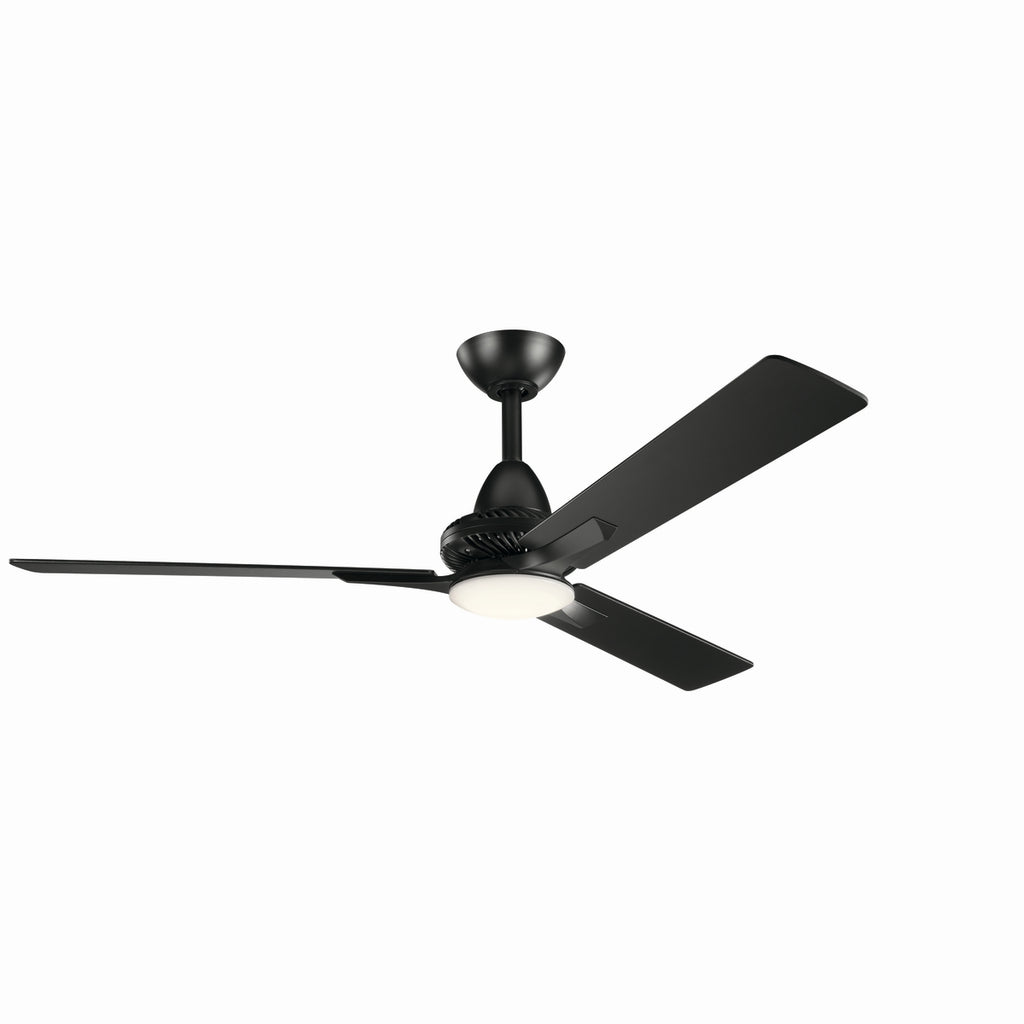 KICHLER 300031SBK 52" Kosmus Led Fan Satin Black