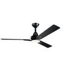 KICHLER 300031SBK 52" Kosmus Led Fan Satin Black