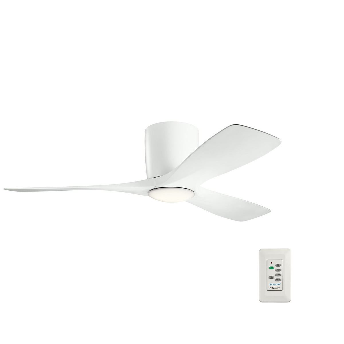 KICHLER 300032MWH 48" Volos Fan Matte White