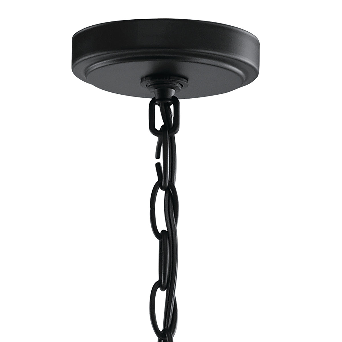 KICHLER 42138BK Voleta 26.25" 4 Light Foyer Pendant Black
