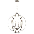 KICHLER 42138NI Voleta 26.25" 4 Light Foyer Pendant Brushed Nickel