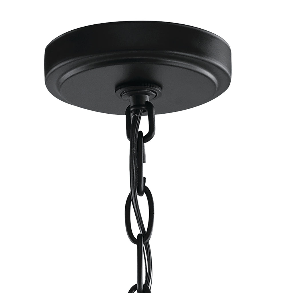 KICHLER 42140BK Voleta 20.75" 3 Light Pendant Black