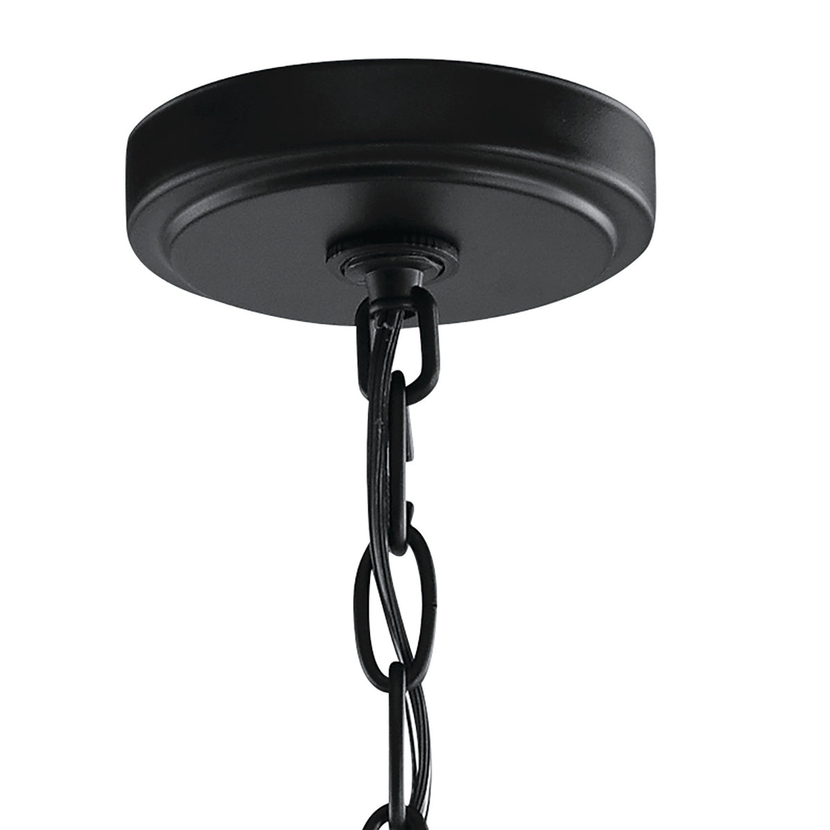 KICHLER 42140BK Voleta 20.75" 3 Light Pendant Black