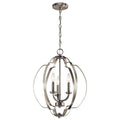 KICHLER 42140NI Voleta 20.75" 3 Light Pendant Brushed Nickel