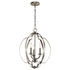 KICHLER 42140NI Voleta 20.75" 3 Light Pendant Brushed Nickel