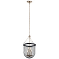 KICHLER 42375BK Byatt Four Light Pendant Black