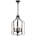 KICHLER 42496OZ Morrigan 15" 4 Light Mini Chandelier Olde Bronze