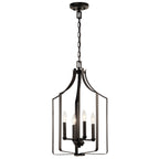 KICHLER 42496OZ Morrigan 15" 4 Light Mini Chandelier Olde Bronze