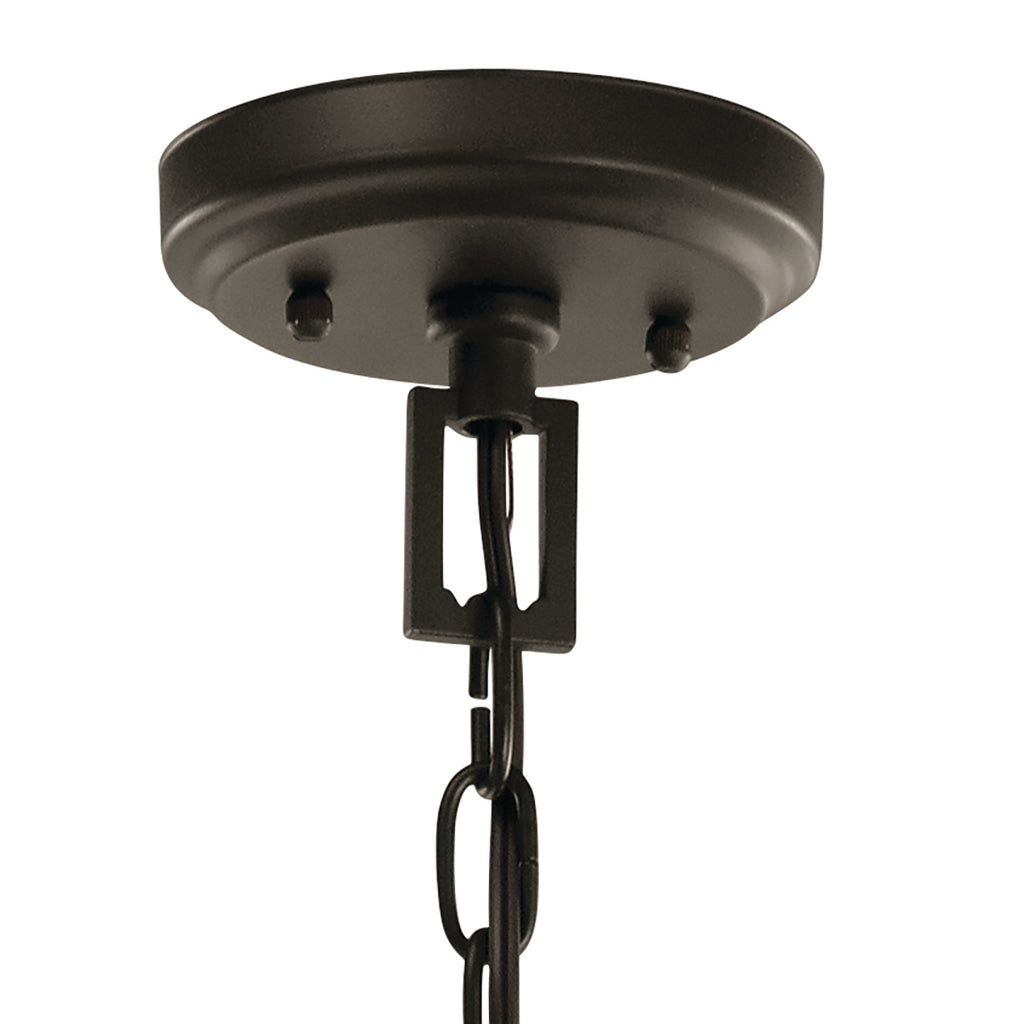 KICHLER 42499OZ Morrigan 21" 3 Light Foyer Pendant Olde Bronze