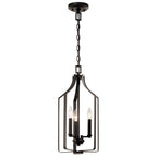 KICHLER 42499OZ Morrigan 21" 3 Light Foyer Pendant Olde Bronze