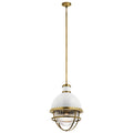 KICHLER 43012NBR Tollis One Light Foyer Pendant Natural Brass