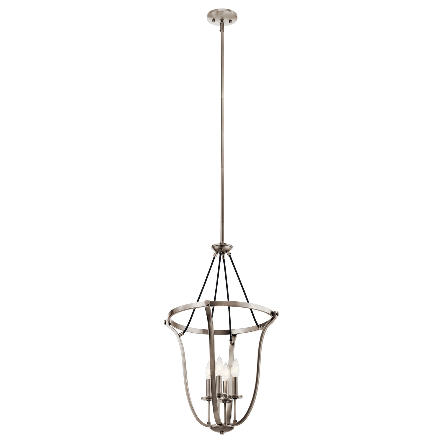 KICHLER 43535CLP Thisbe 29.25" 4 Light Foyer Pendant Classic Pewter